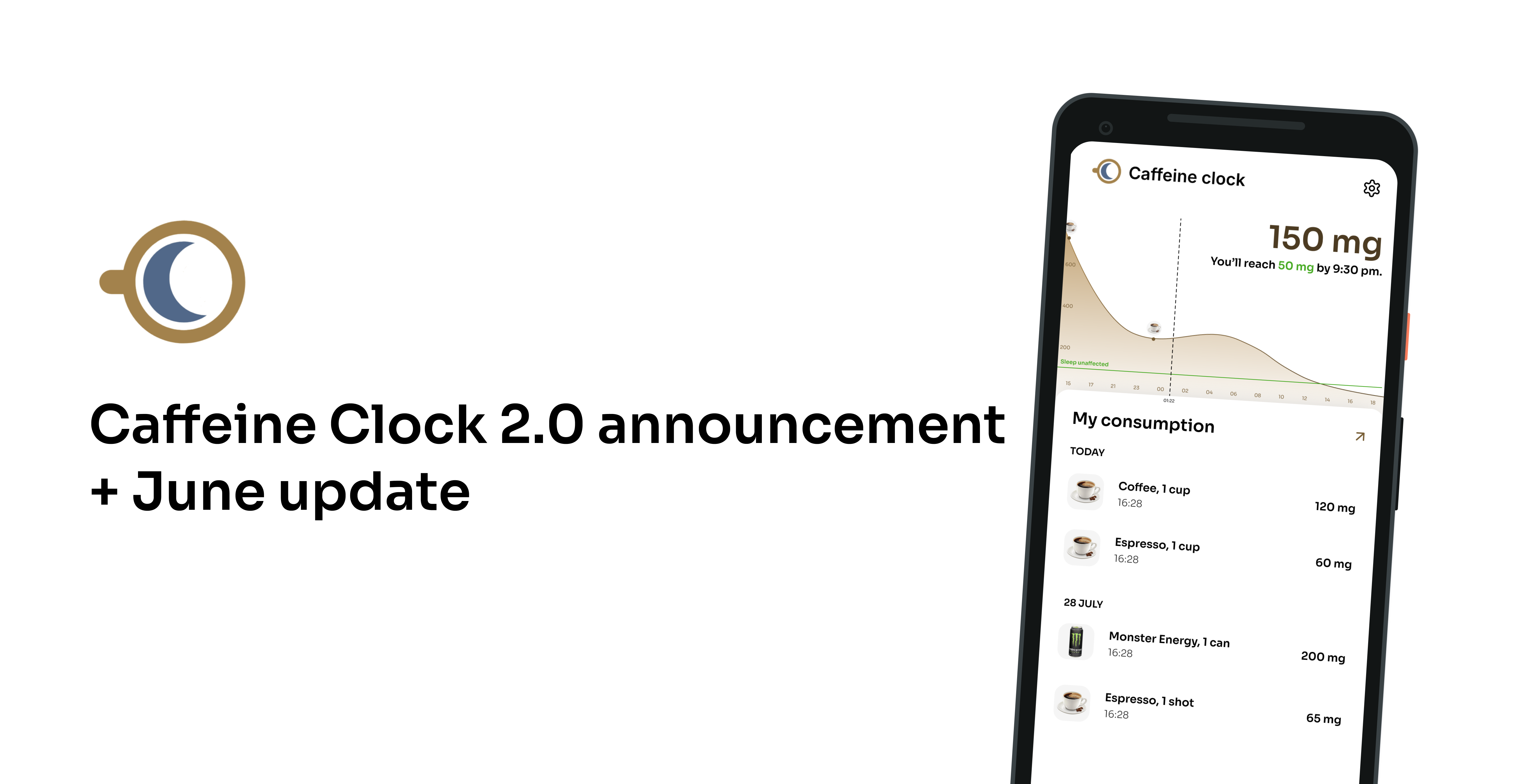 What's new in Caffeine Clock - June 2025